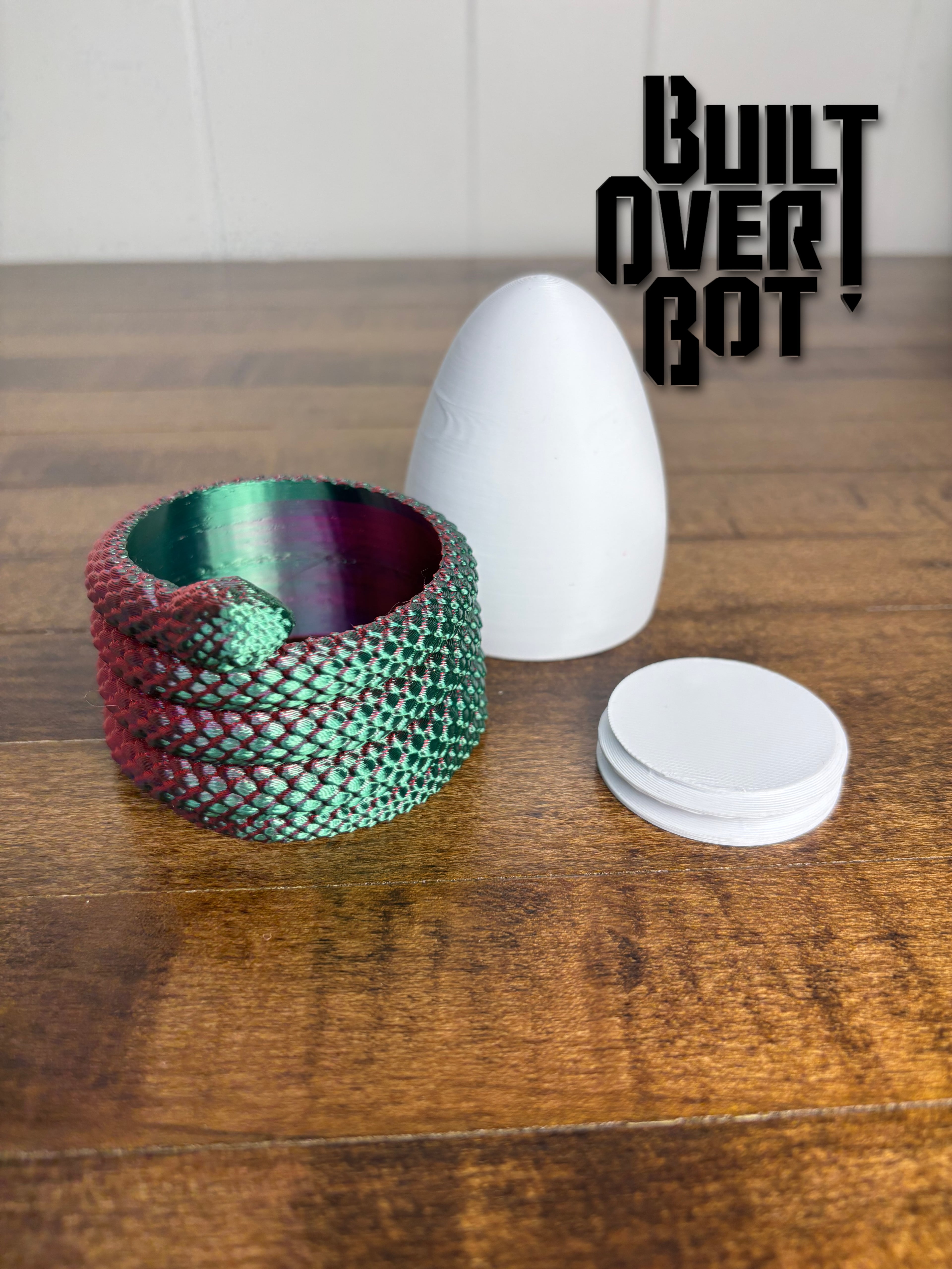 Snake Egg Separate Parts 3d model
