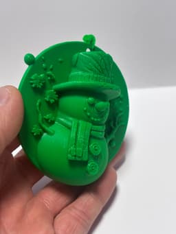 Snowman tree ornament 3d model