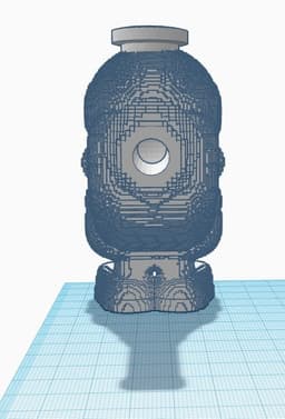 DIY spoon pipe 14mm 3d model