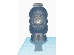 DIY spoon pipe 14mm 3d model