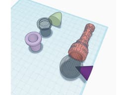 DIY spoon pipe 14mm 3d model
