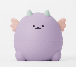 Berry Dragon Storage Box / Cute Twist-Lock Organizer 3D Model 3d model
