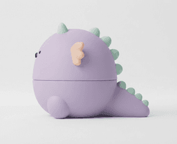Berry Dragon Storage Box / Cute Twist-Lock Organizer 3D Model 3d model