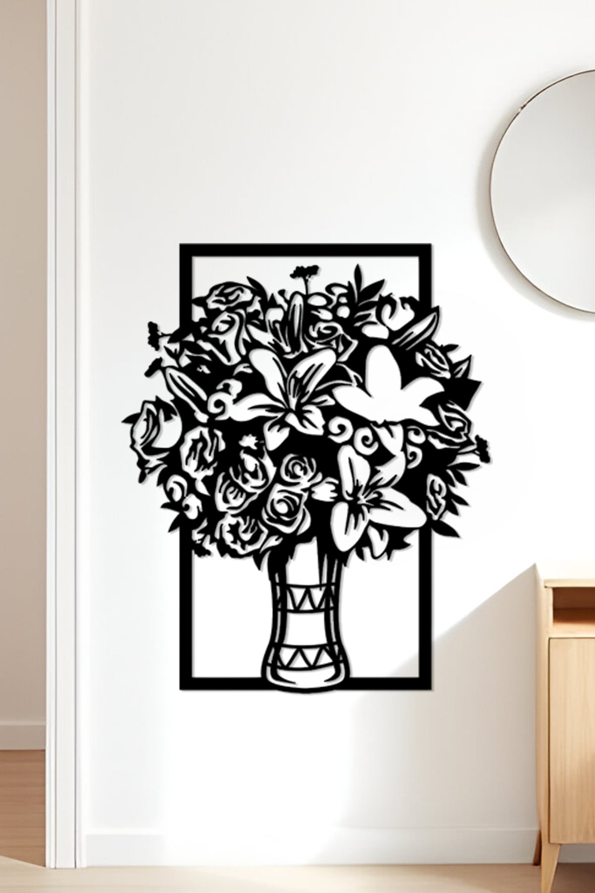Flower Wall Art, Wall Decor, Home Decor 3d model
