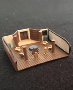 1/350 TFF Refit Observation Lounge/Wheel House 3d model