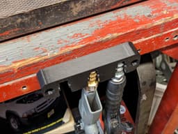 1/4" NPT Air Tool Wall Holder Mount 3d model
