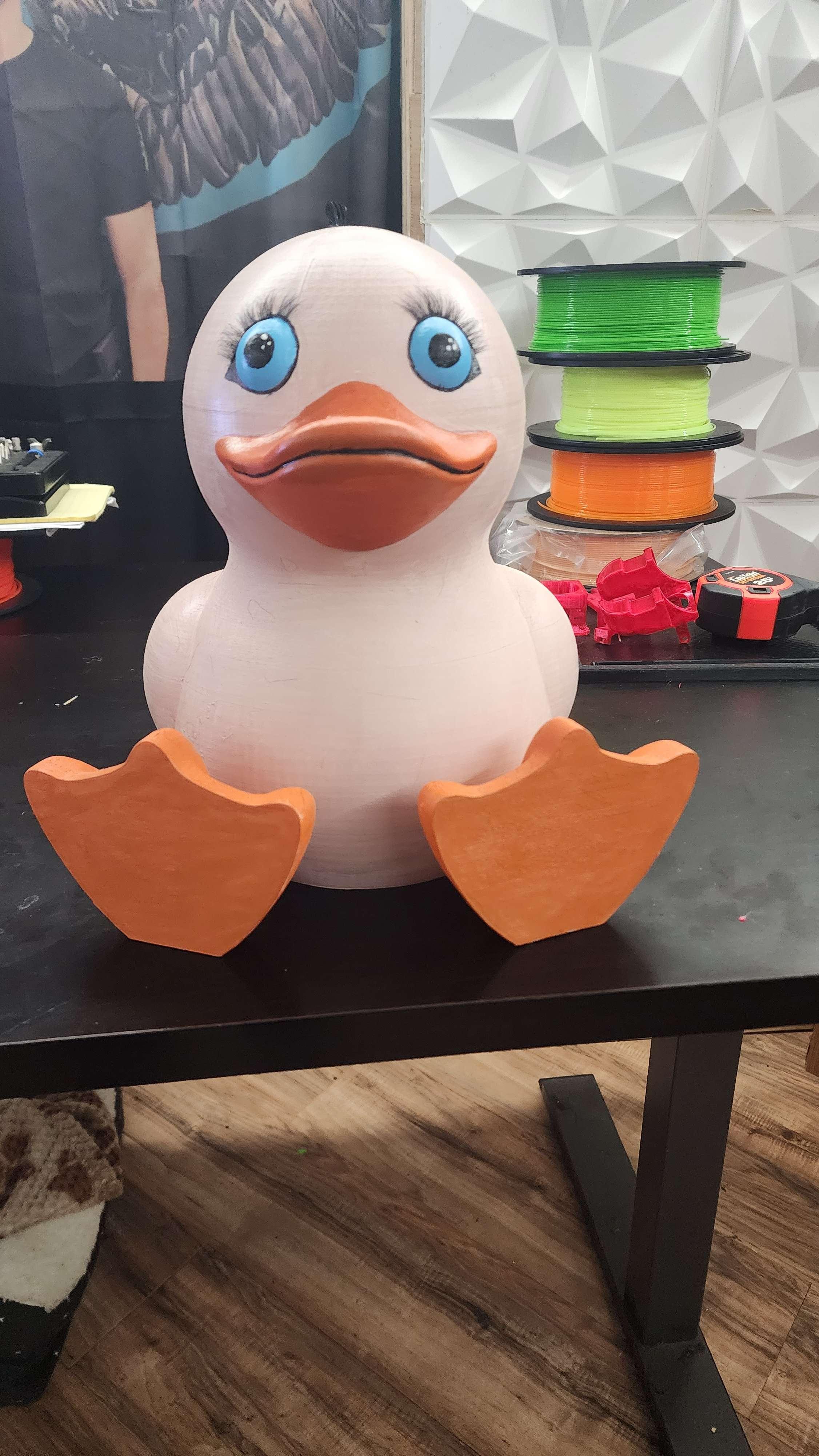 Articulating Spring Duck - Big Mother Duck - 3d model