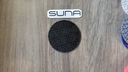 Coaster - Asanoha / Hemp Leaf 3d model