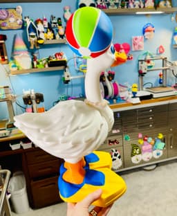 Beach Ball and Flippers Goose Gear for Porch Goose 3d model