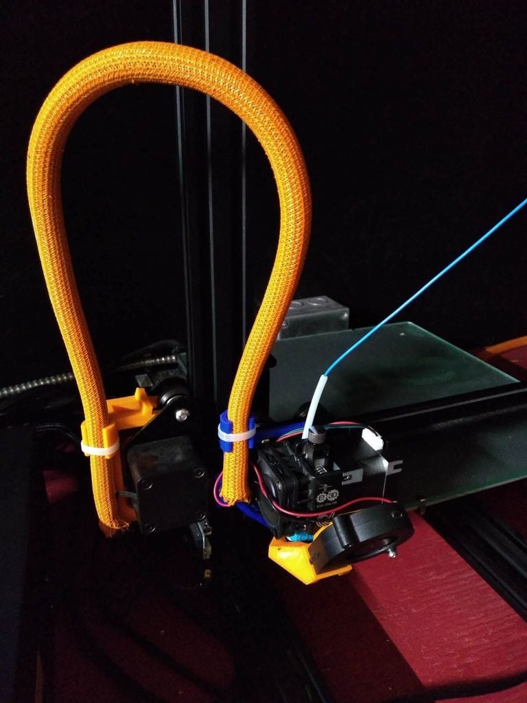 CR-10 E3D Hemera fan shroud no support 3d model