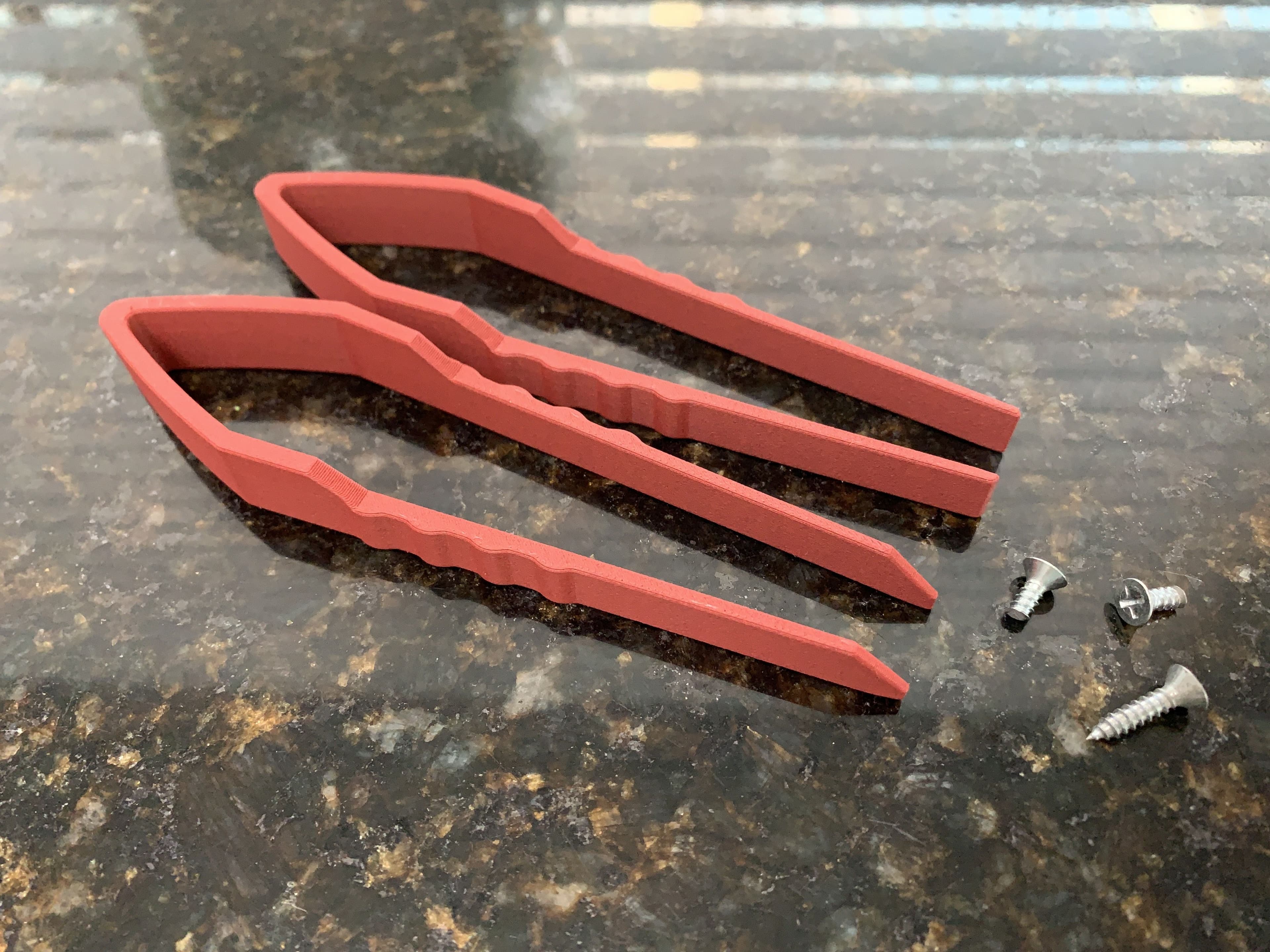 Tweezers (2 types) 3d model