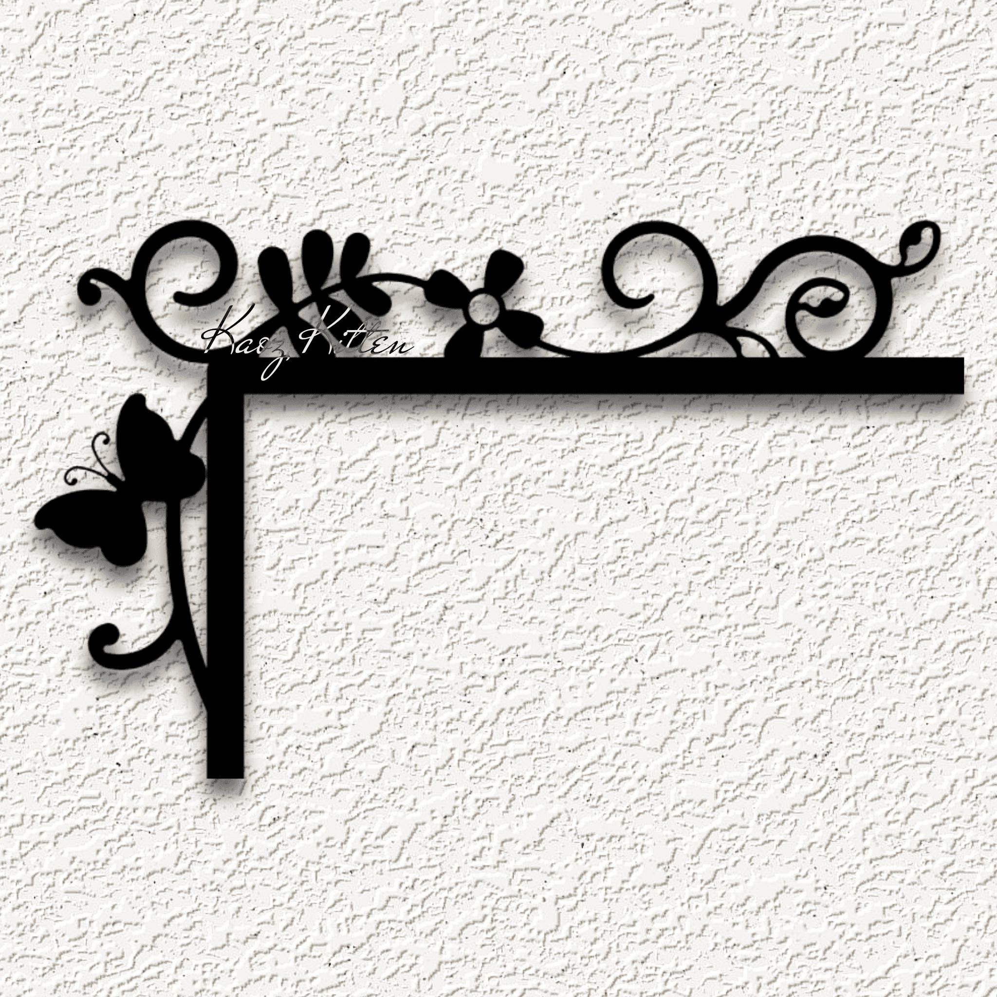 simple butterfly garden DT.stl 3d model