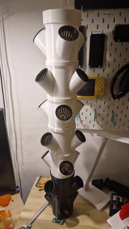 Hydroponics Modular Tower 3d model