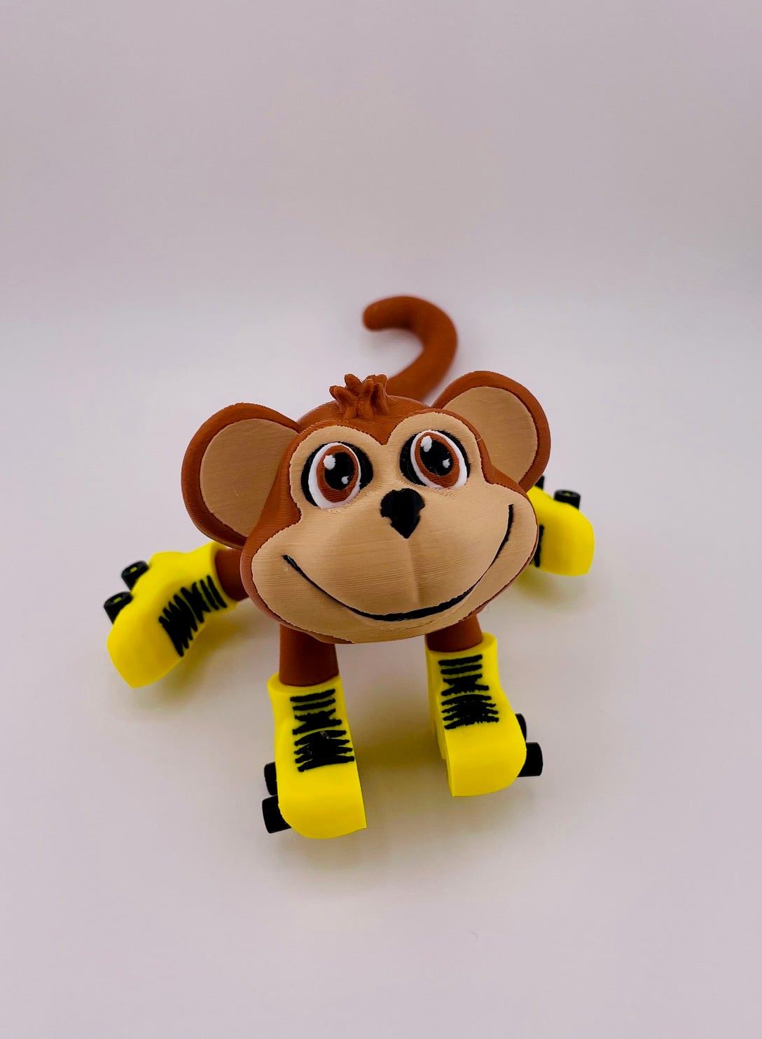 Monkey Roller Skate Flexi 3d model