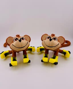 Monkey Roller Skate Flexi 3d model