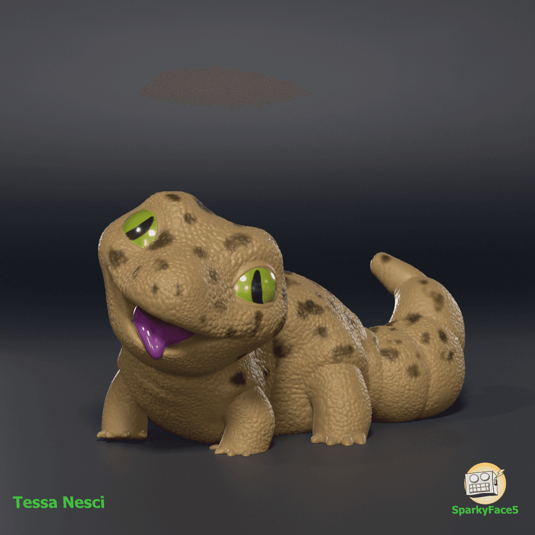 Leopard Gecko 3d model