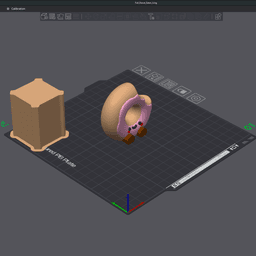Cute Articulated Donut | No AMS | Print-in-place | Support-free 3d model
