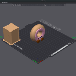 Cute Articulated Donut | No AMS | Print-in-place | Support-free 3d model