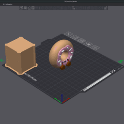 Cute Articulated Donut | No AMS | Print-in-place | Support-free 3d model
