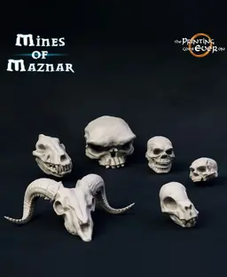 Skulls Bundle 3d model
