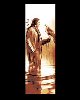 Native American Portraits and Paintings- Set of Bookmarks 3d model