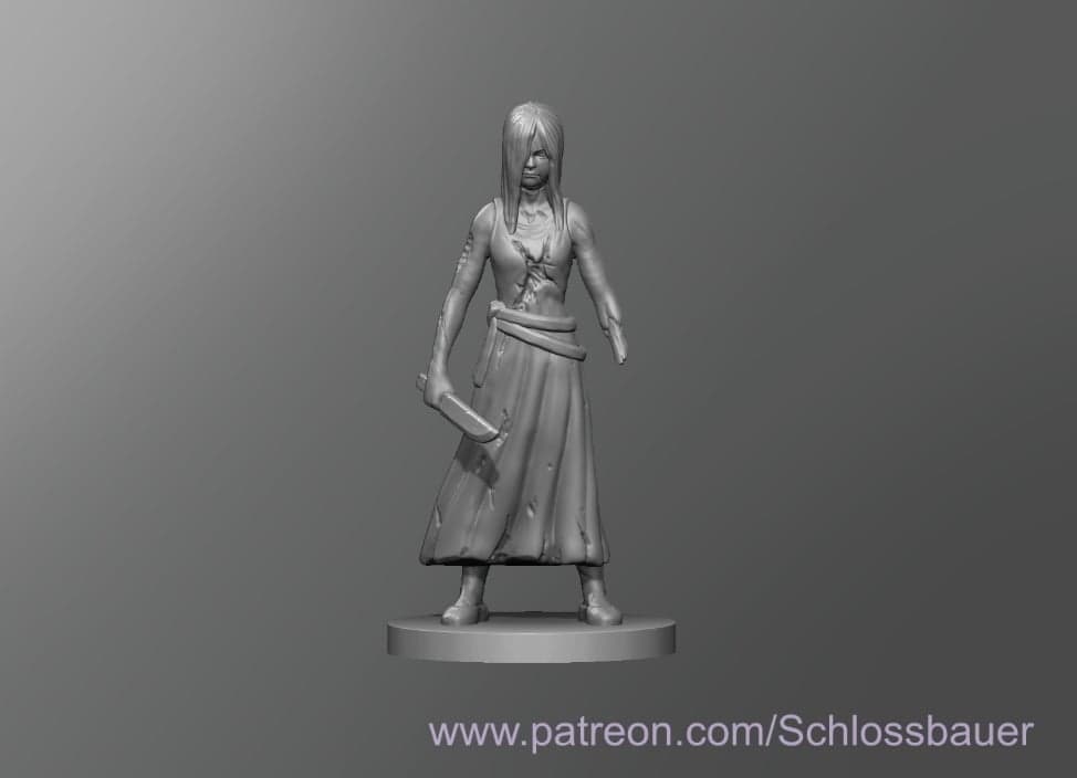 Zombie Daughter 3d model