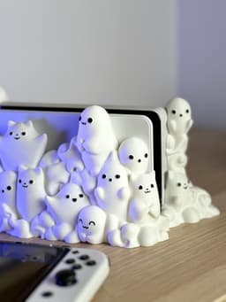 Cute Ghost Dock Switch - OLED & Classic Version 3d model