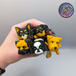 Baby Flexi Dog set 11 3d model