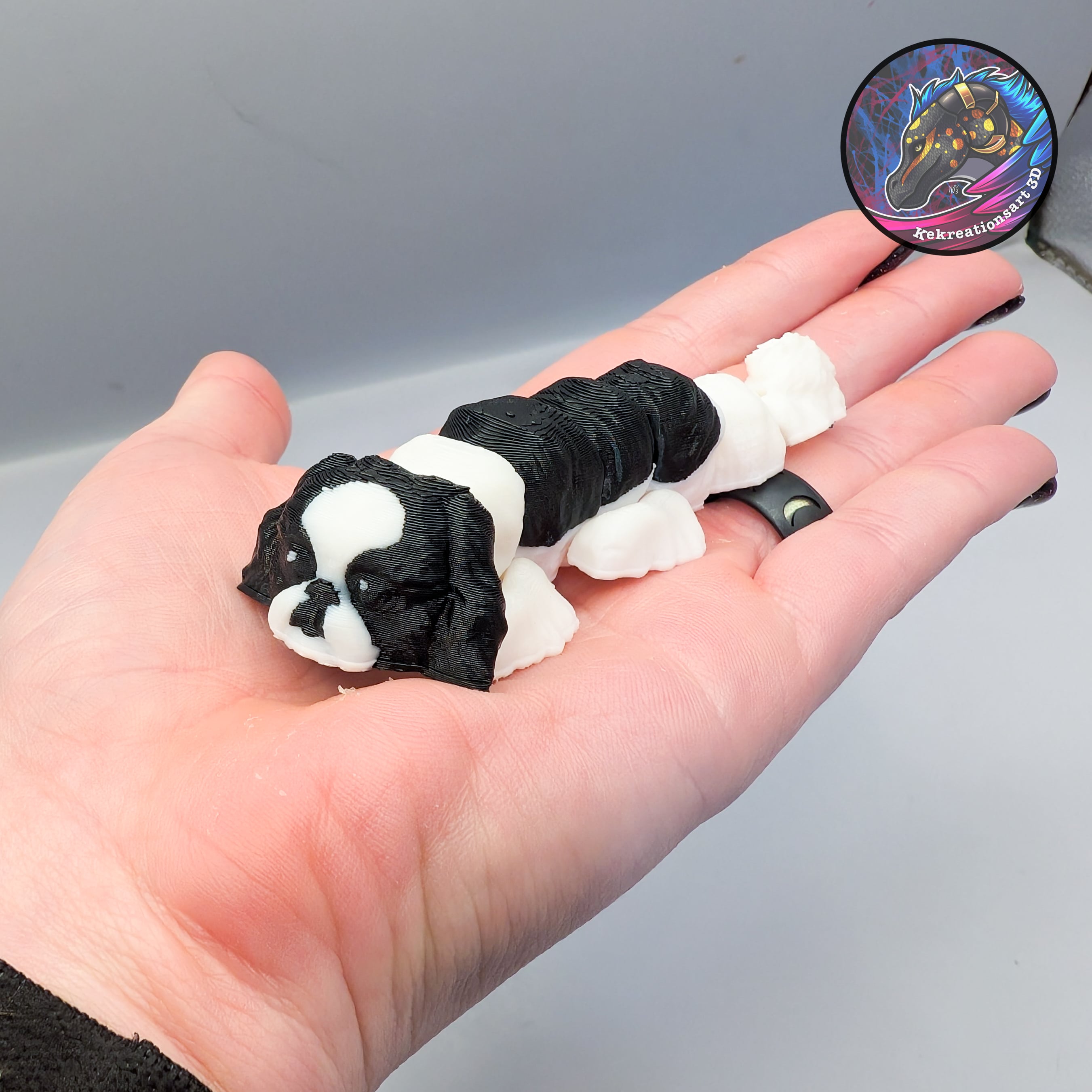 Baby Flexi Dog set 11 3d model