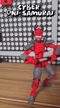 Cyber Oni-Samurai 13 3d model