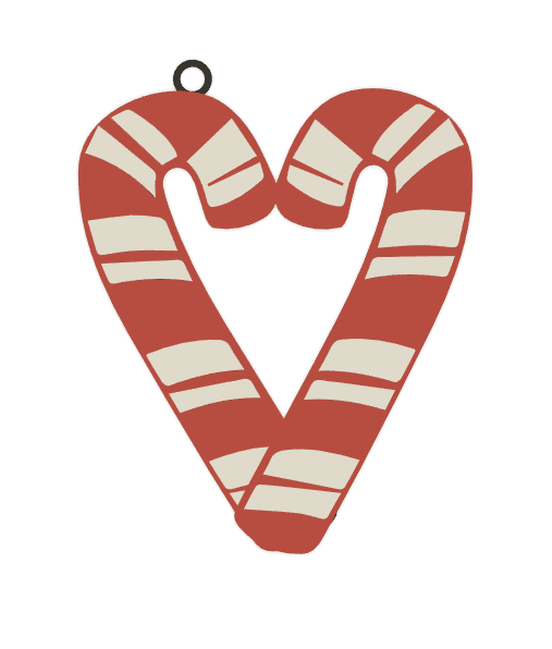 Christmas Pack: Candycane V 3d model