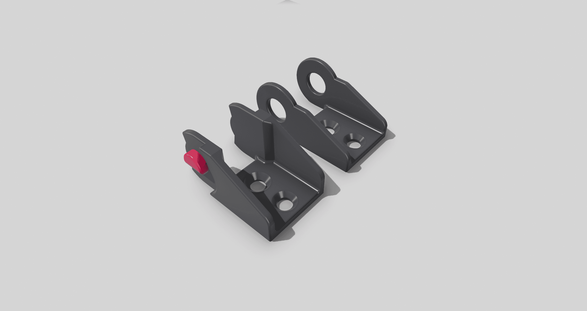 Cable chain end caps for IGUS 16mm chain (Rev2) 3d model