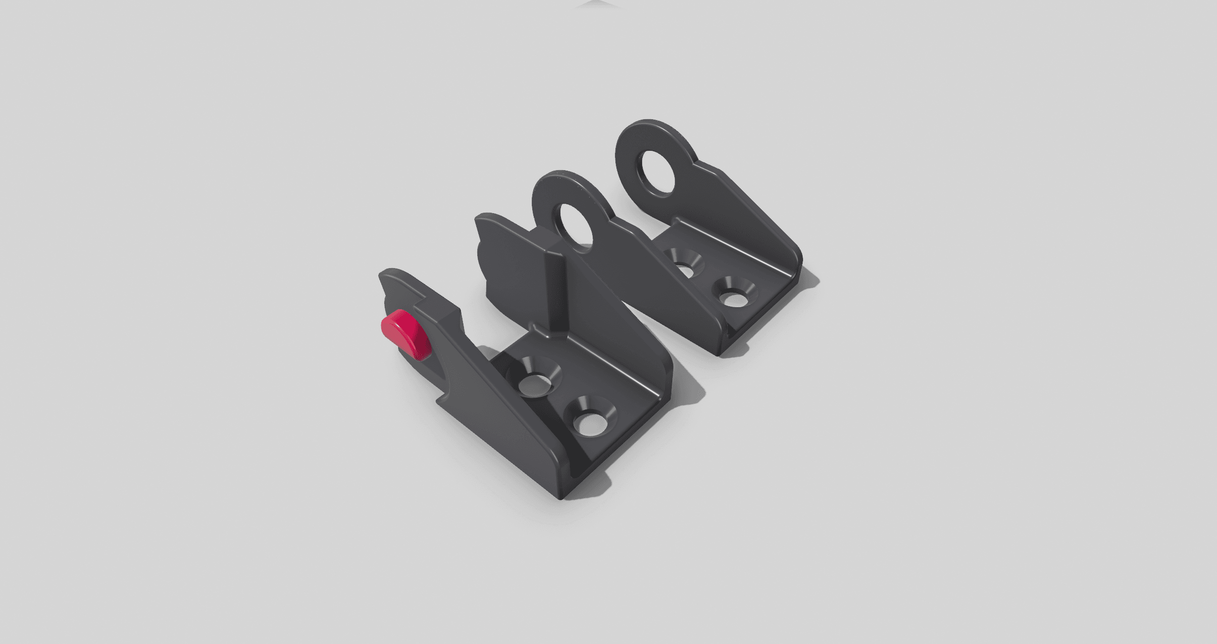 Cable chain end caps for IGUS 16mm chain (Rev2) 3d model