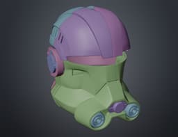 Echo's Helmet - The Bad Batch 3d model