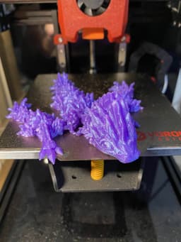 Lots of fine details going on with this, Tadlings Perfect size for the Voron 0, Filament DREMC Nebula Purple. 3d model