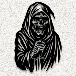 grim reaper wall art home decor 3d model