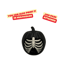 PUMPKIN WITH SPINE - TEALIGHT / HALLOWEEN DECOR / GOTHIC DECOR / HOMEDECOR 3d model