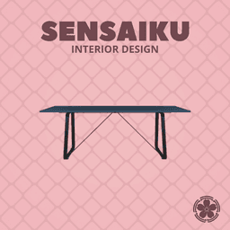 Miniature Replica 1:12 Robin Day 224. Noti Magis Sussex Table for Miniature Dollhouse - 3D Print In 3d model