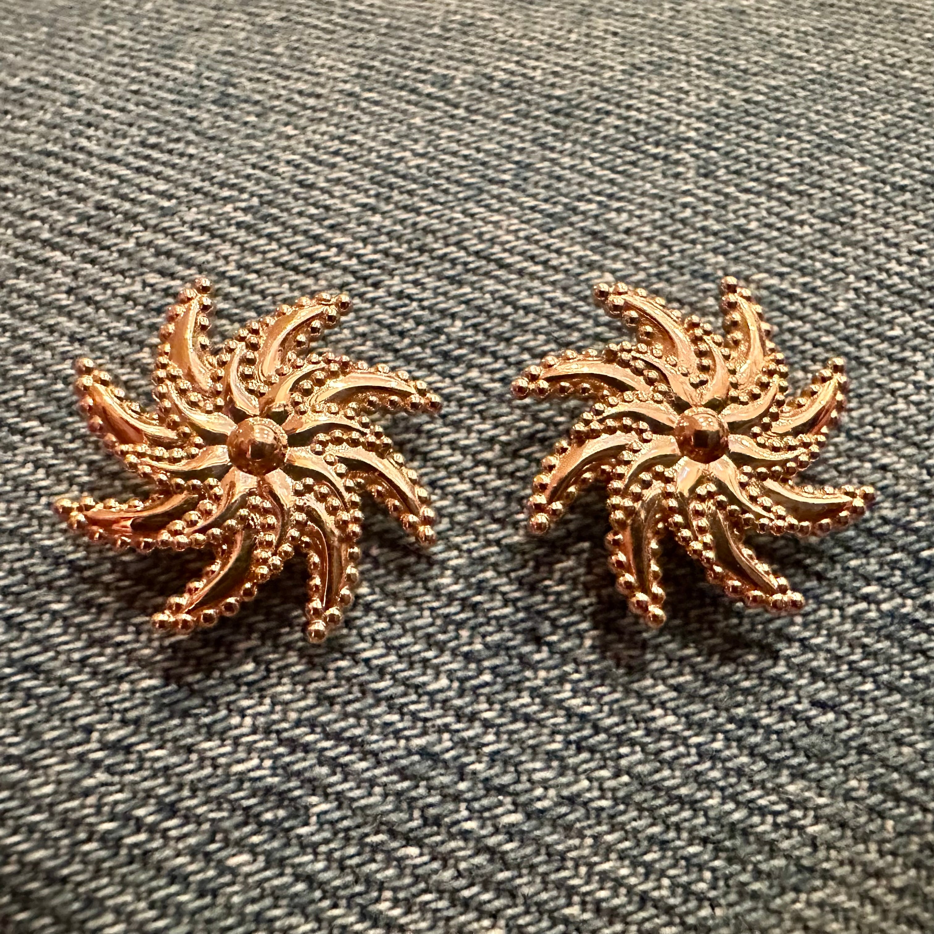 Spiral Sun Earring 3d model