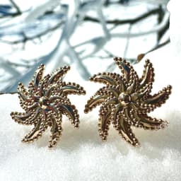 Spiral Sun Earring 3d model