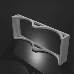 1,25L Bottle Holder For Fridge 3d model