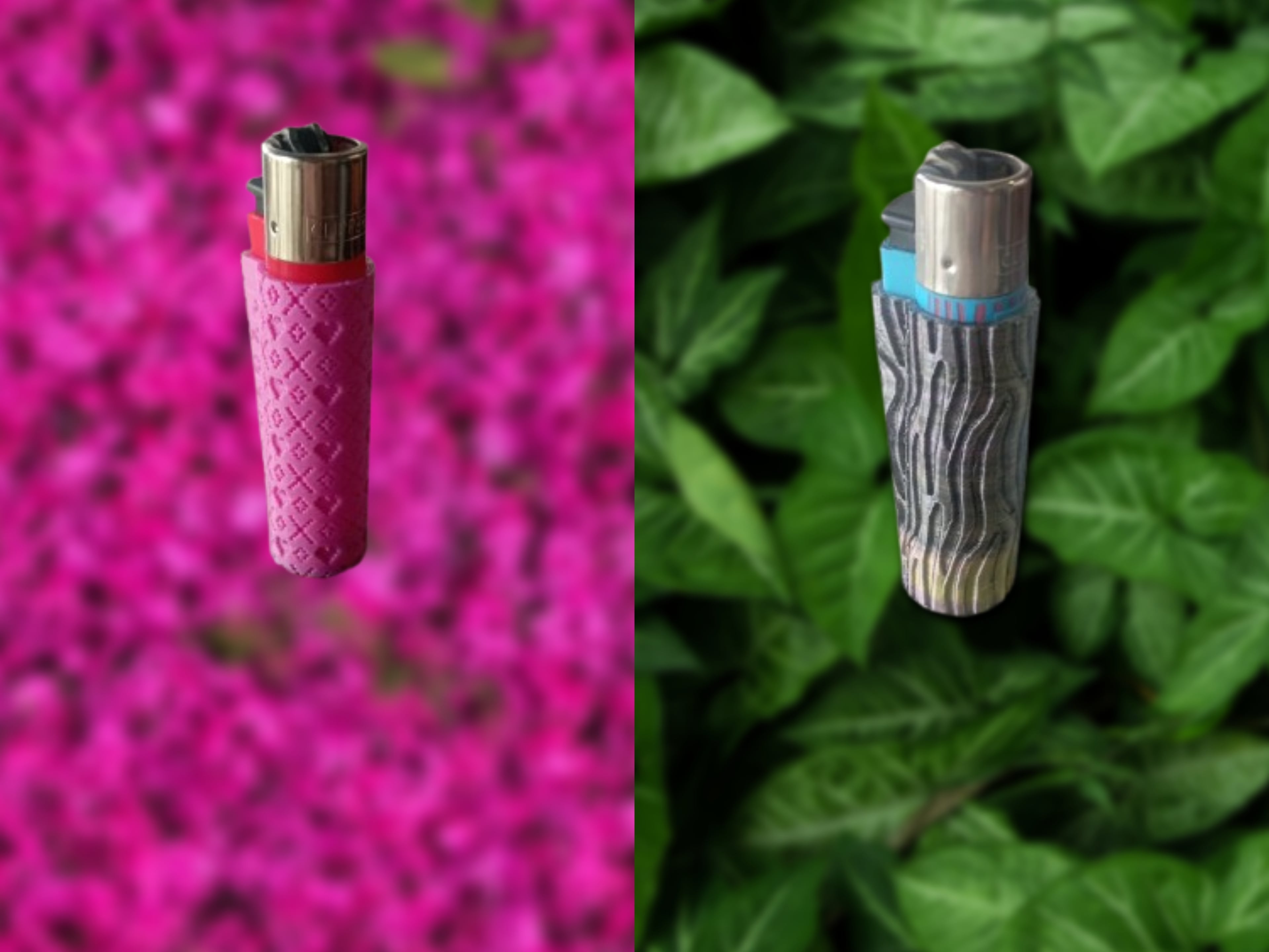 Clipper's cases Zebra tronco & corazon punto de cruz 3d model