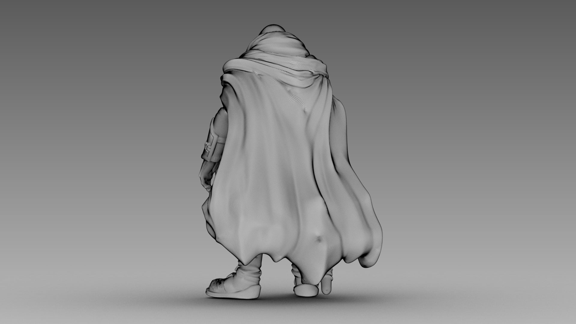 The Wandering Greybeard 3d model