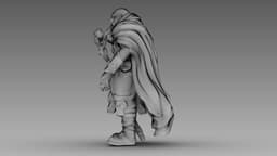 The Wandering Greybeard 3d model