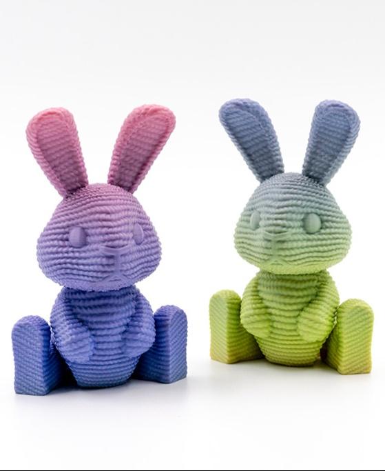 Flexi Crochet Bunny - Knitted Bunnies - 3d model