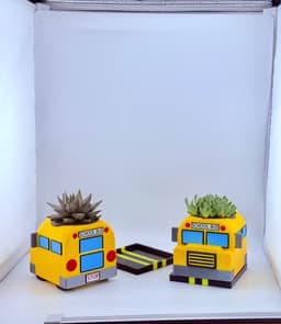 School Bus Planter 3d model