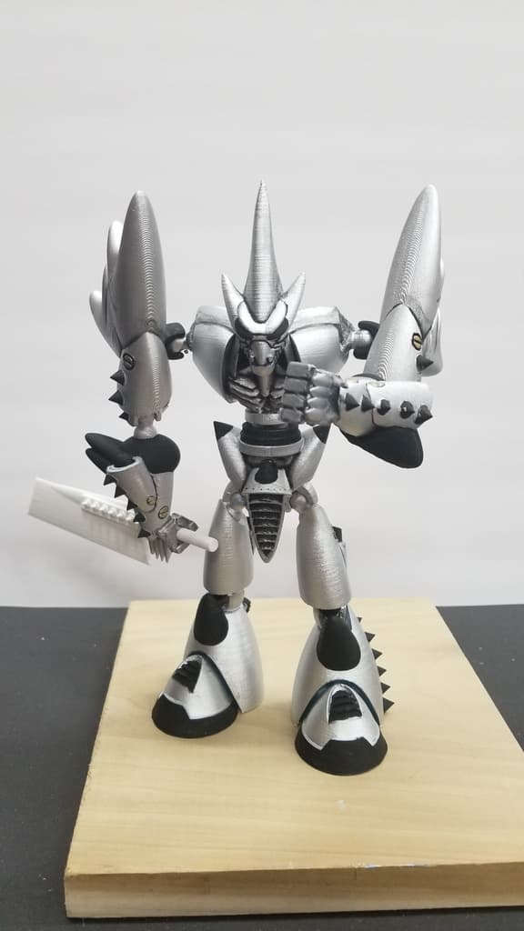 smooth blade robot. 3d model