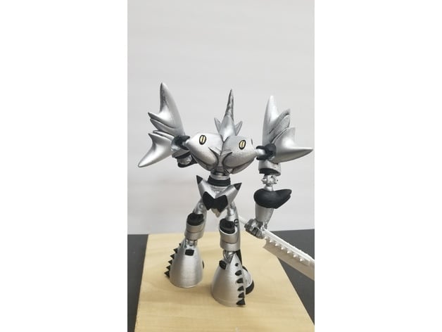smooth blade robot. 3d model