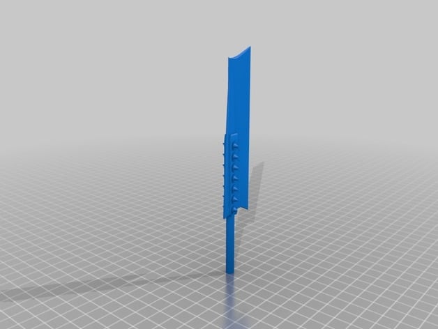smooth blade robot. 3d model