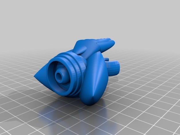 smooth blade robot. 3d model